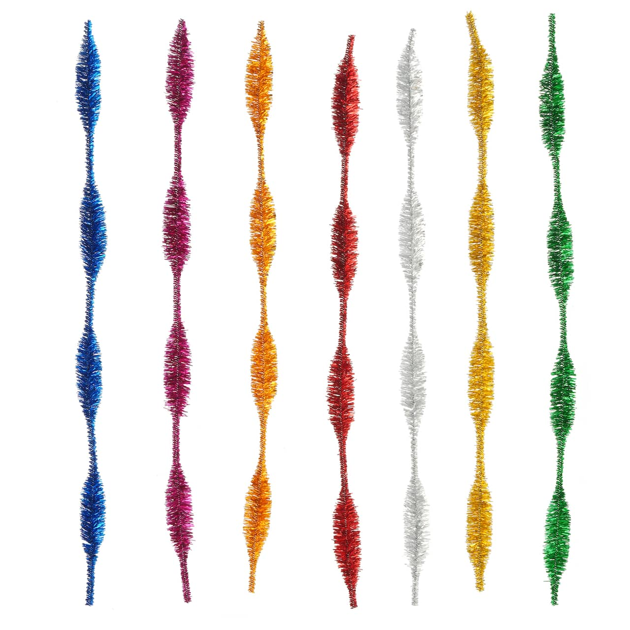 Sparkle Primary Mix Wave Chenille Pipe Cleaners, 25ct. by Creatology&#x2122;